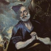 El Greco The Tears of St Peter of all the old masters oil painting reproduction